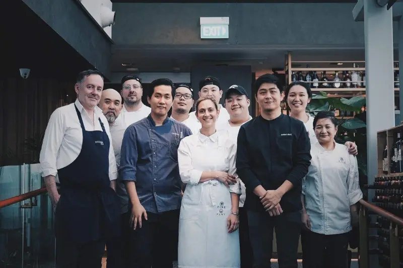 FIRE culinary team and chefs group photo at 1-Atico