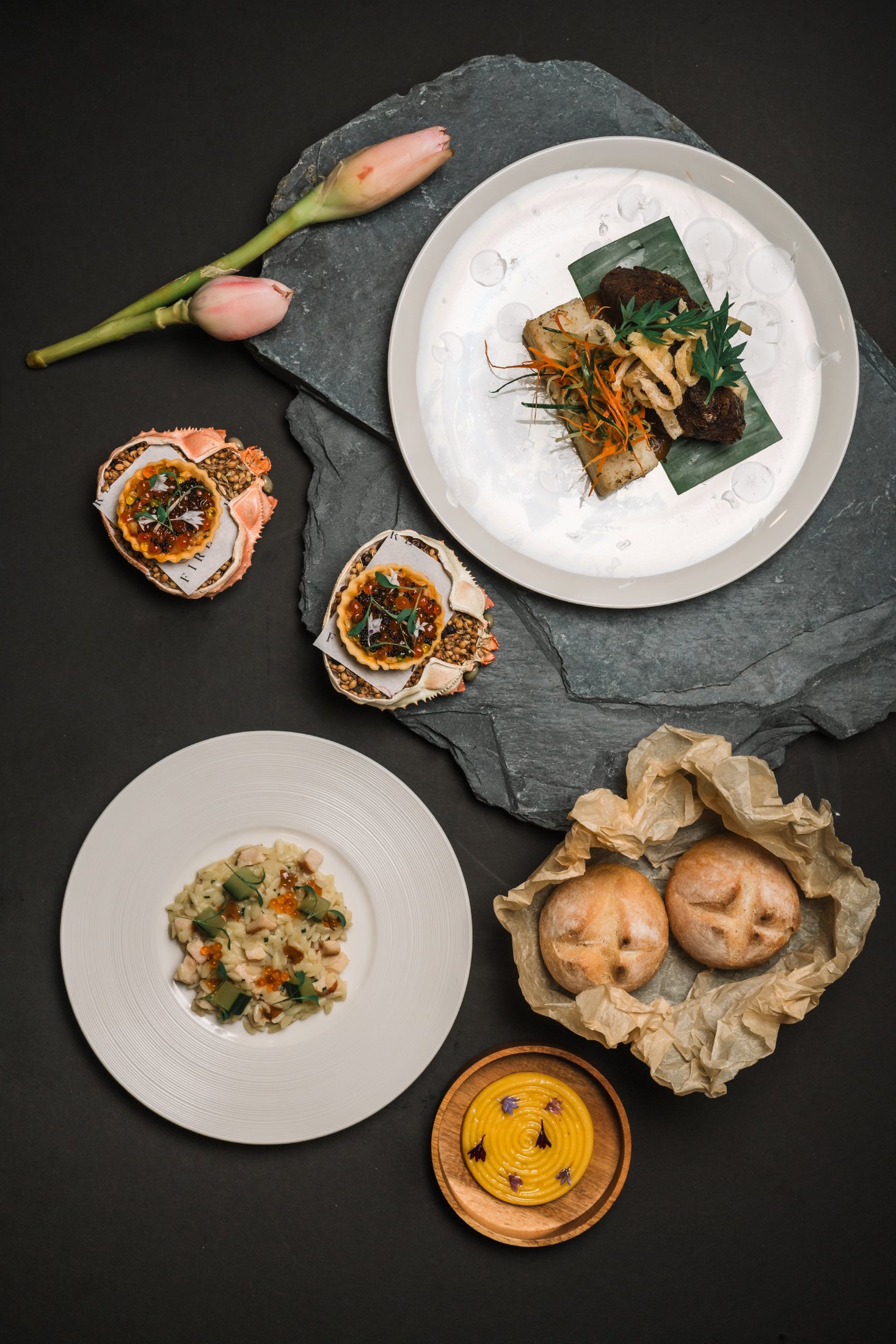 National Day dinner plates featuring forgotten flavours at FIRE
